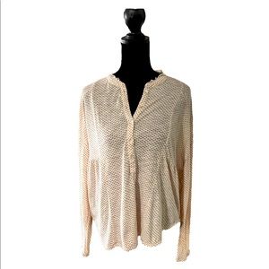Lucky Brand baby doll style long sleeve